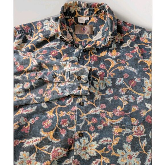 The Territory Ahead Other - Vintage The Territory Ahead Shirt Men’s M Green Floral Button Up Long Sleeve